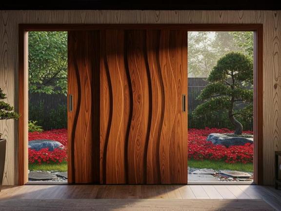 Timber Sliding Doors Foto